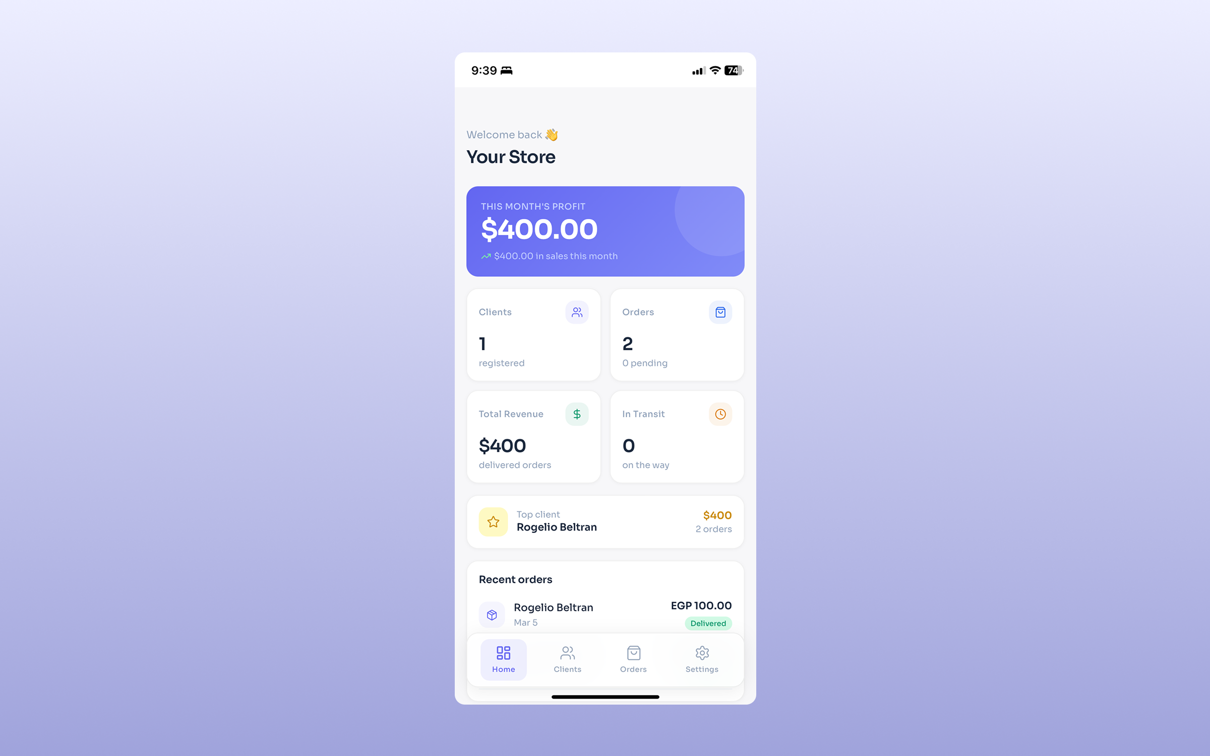 Order Manager PWA