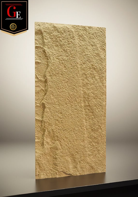 30mm Cobra PU Faux Stone Panel Project Delhi