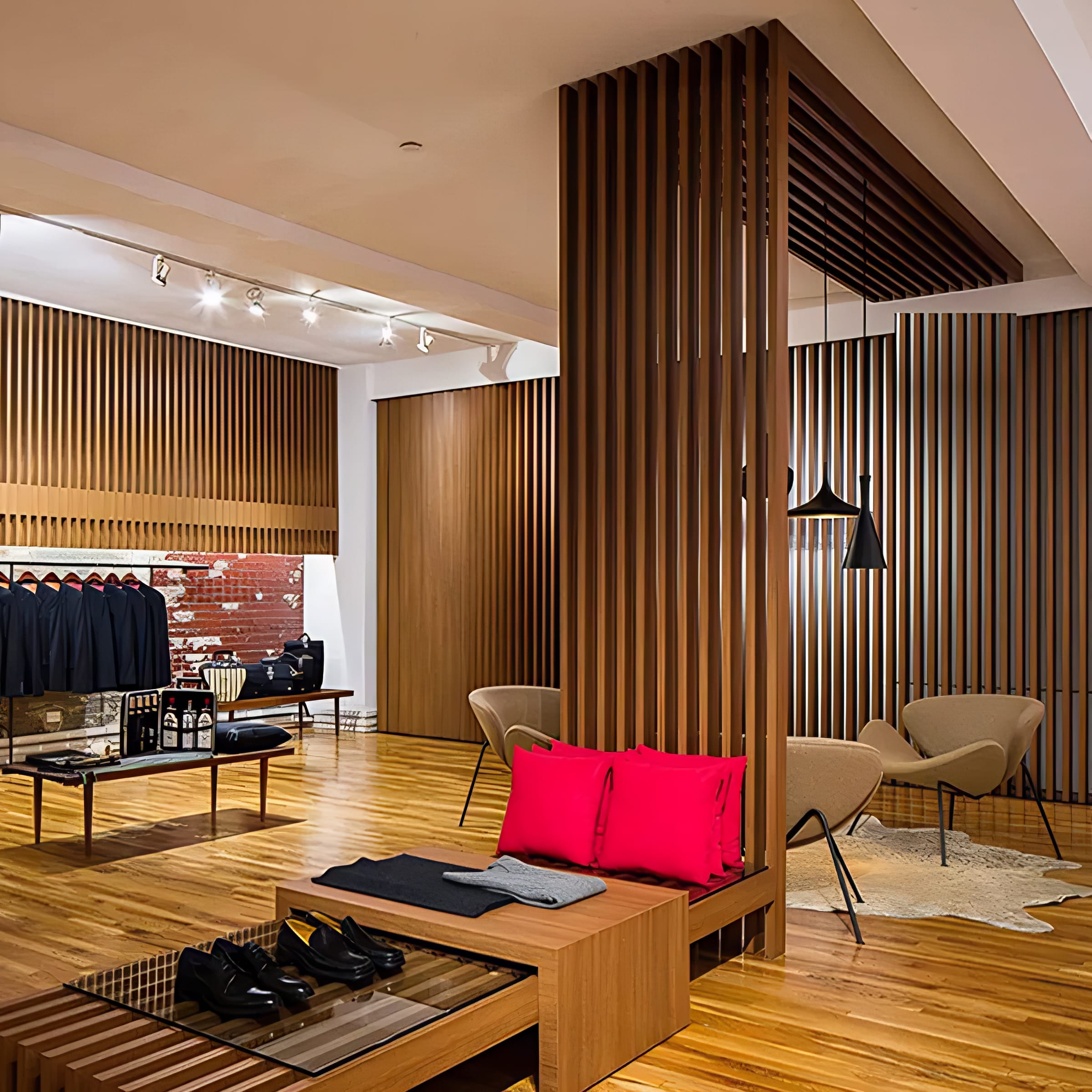 wpc timber tube for partition Use