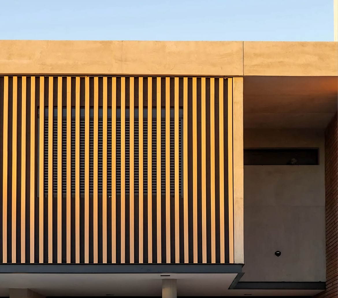 Installed Timber tube