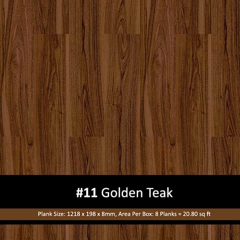 Golden Teak Laminate Flooring