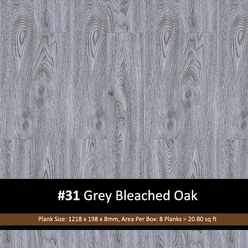 Grey Bleached Laminate Flooring