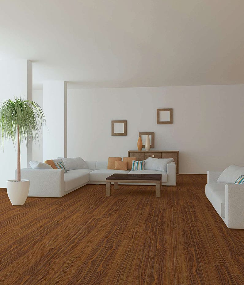 Borneo Merbau Laminate Flooring Installation in Luxury Home