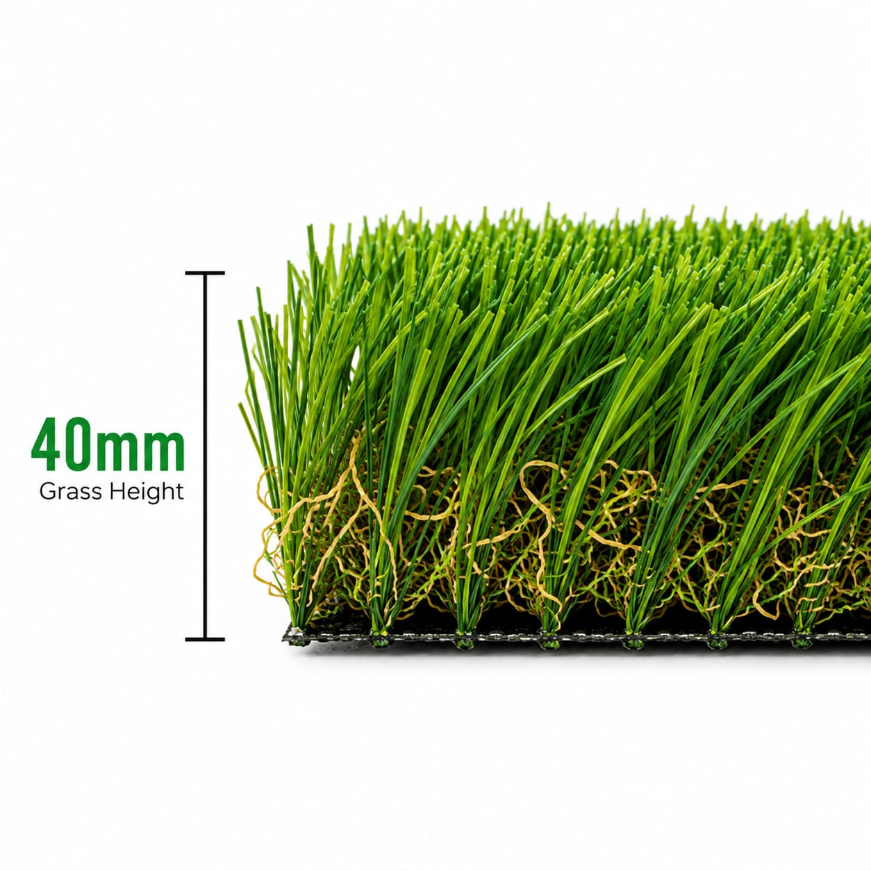 40mm Premium Artificial Grass side width