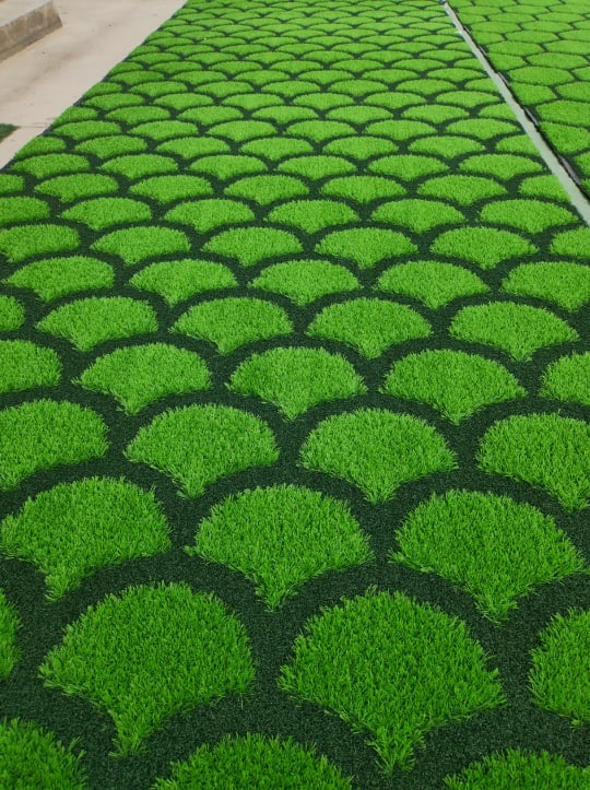 Wave Pattern Designer Artificial Grass