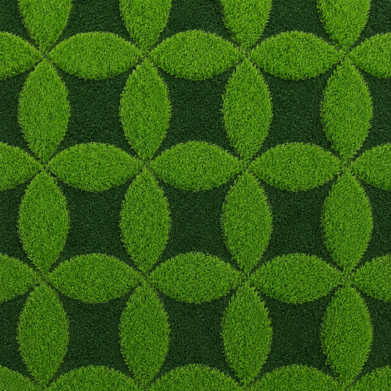Leaf Green Designer Artificial Grass Upper Shot