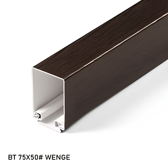 Wenge Tube+Track uPVC Baffle Ceiling