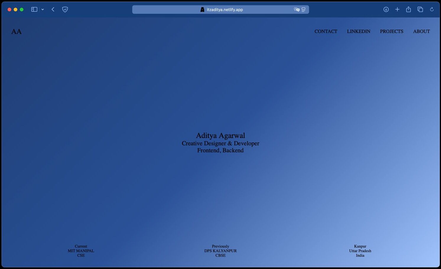 OLD PORTFOLIO