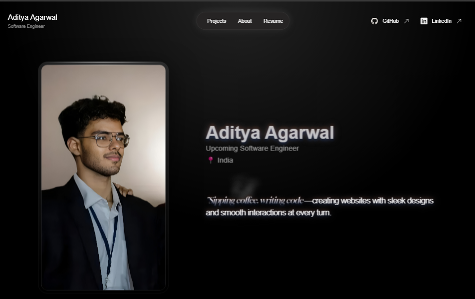 Portfolio Screenshot