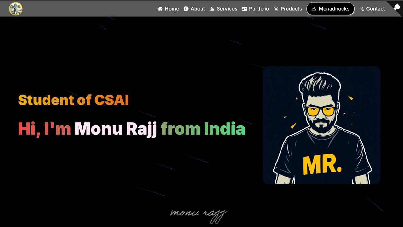 Personal Portfolio - View 1