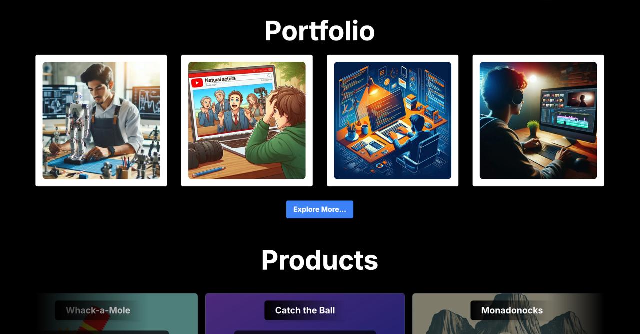 Personal Portfolio - View 2