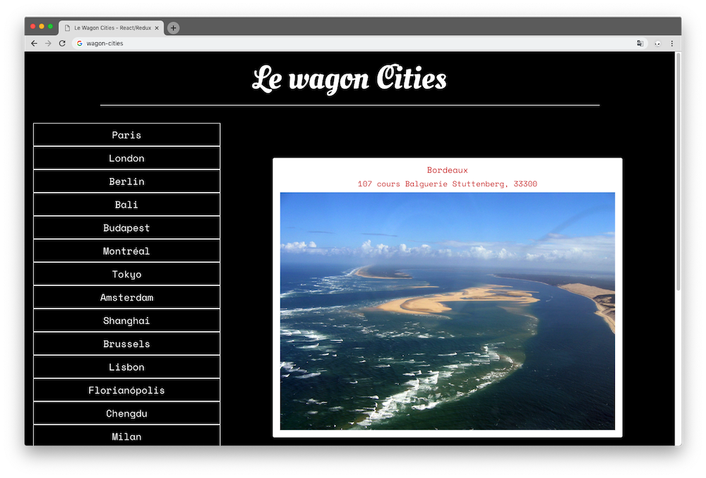 Full-Stack Web Developer - projects - Wagon City
