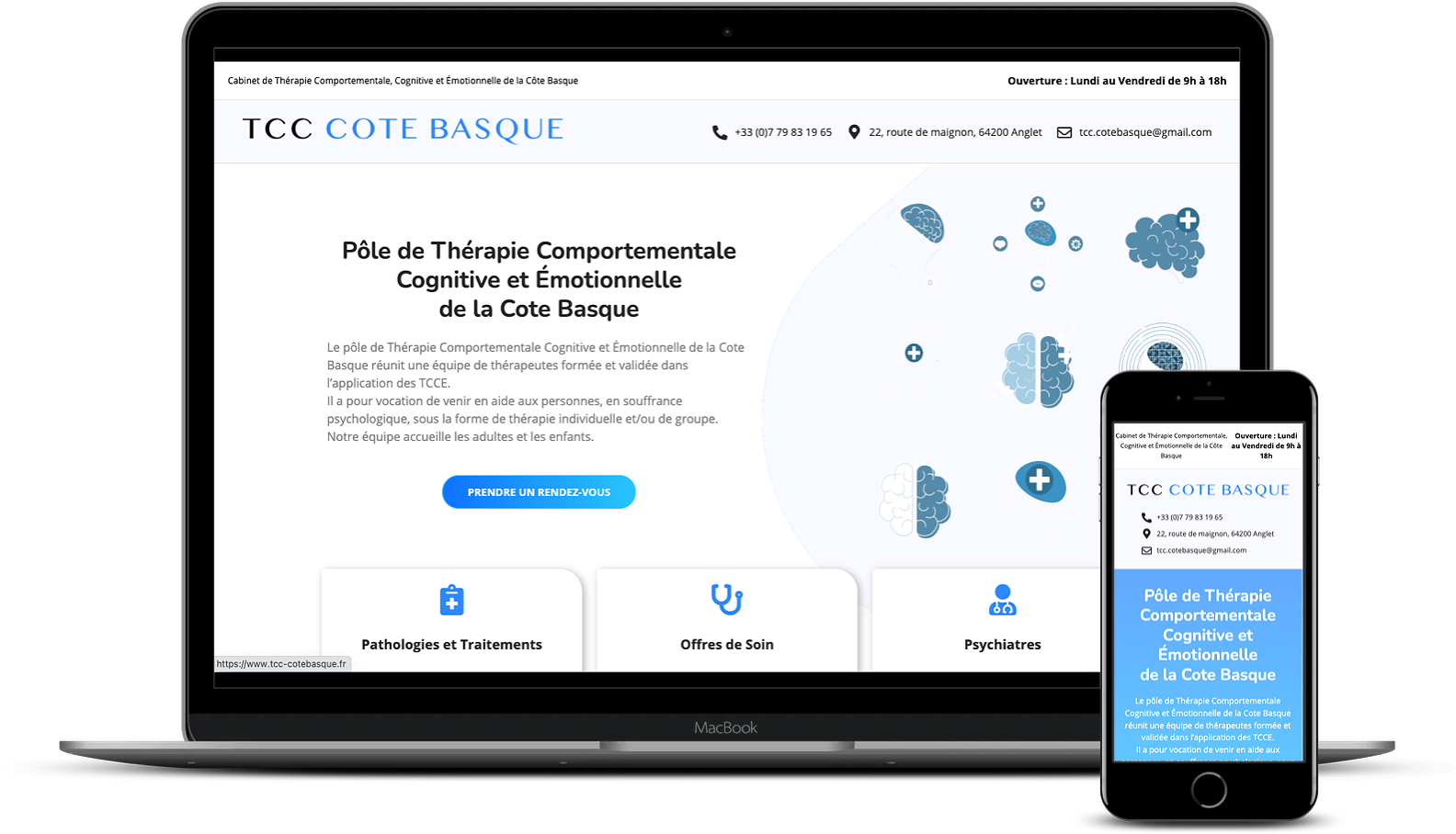 Full-Stack Web Developer - projects - TCC Côte Basque