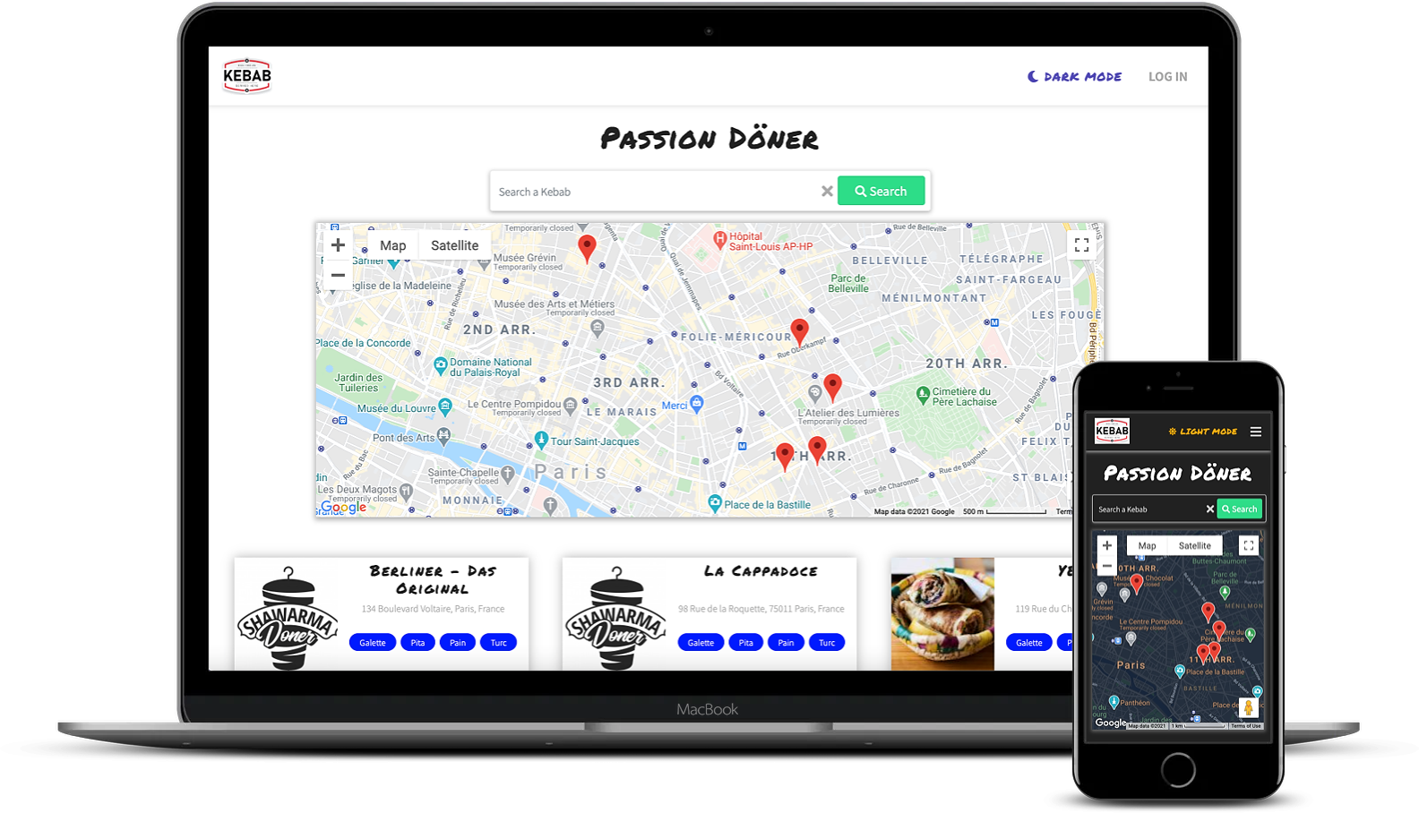 Full-Stack Web Developer - projects - Passion Döner