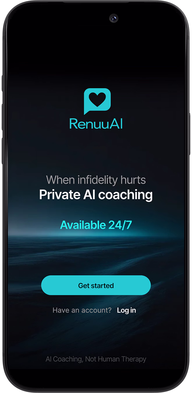 RenuuAI app landing screen