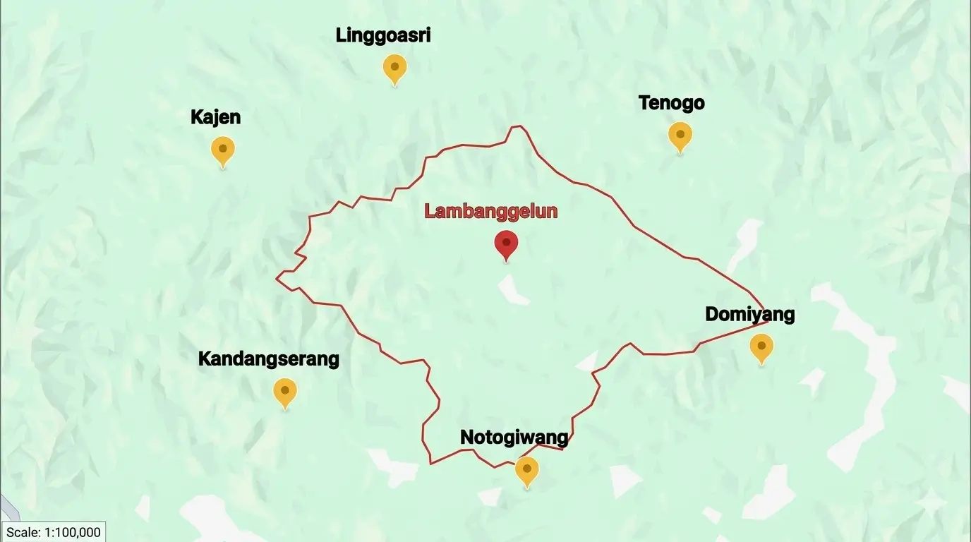 Batas wilayah Desa Lambanggelun