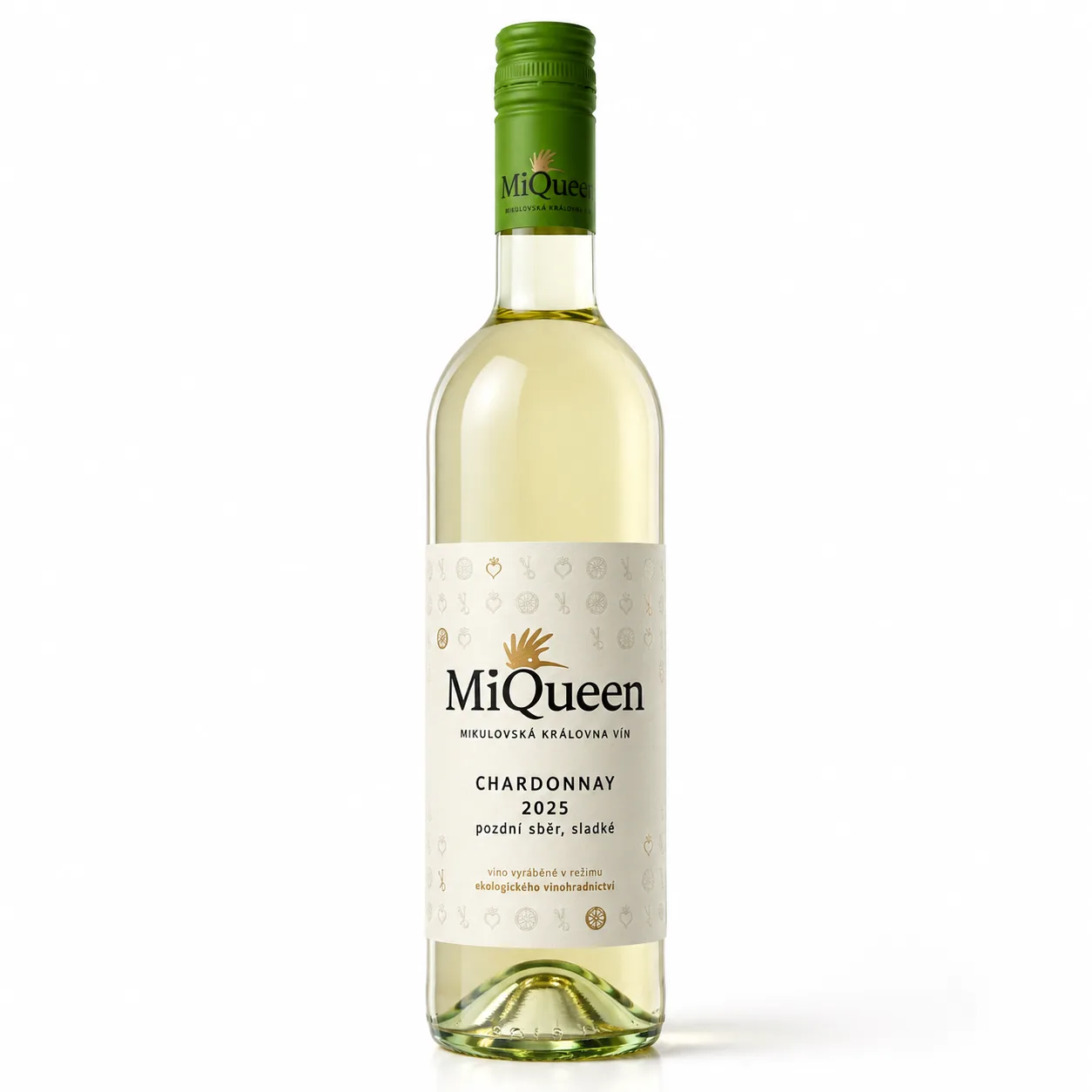 CHARDONNAY 2025 - pozdní sběr - sladké – láhev vína z Vinařství MiQueen