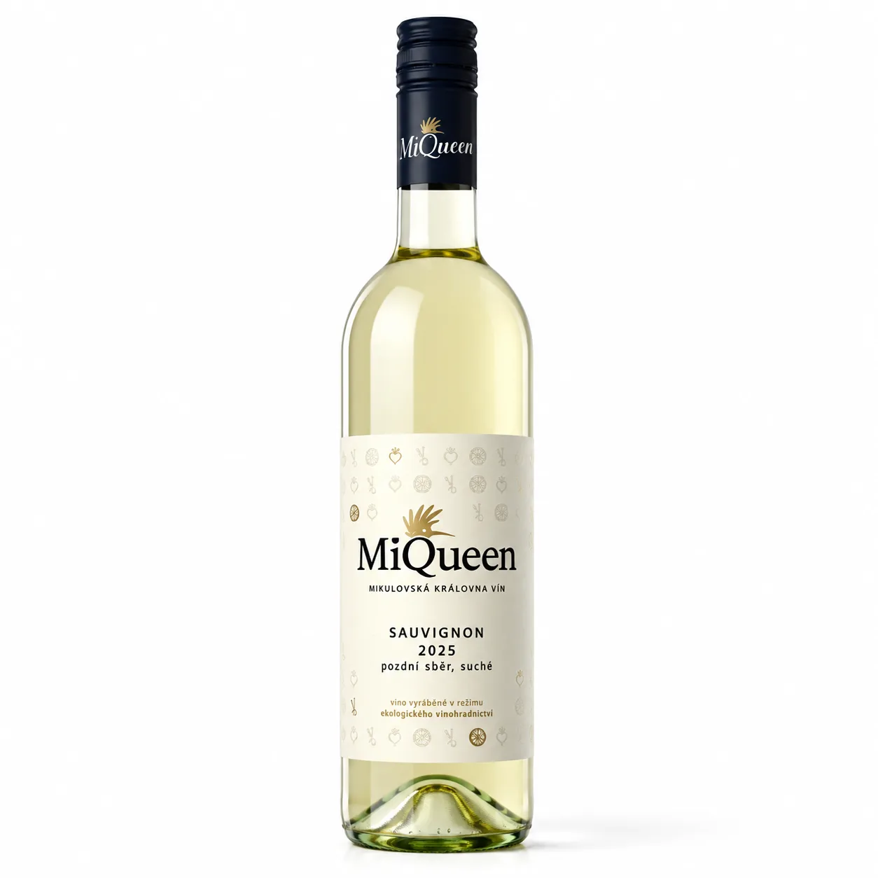 SAUVIGNON 2025 - pozdní sběr - suché – láhev vína z Vinařství MiQueen