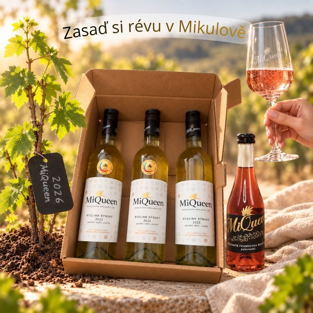 Zasaď si révu – zážitek Zasaď si révu ve Vinařství MiQueen