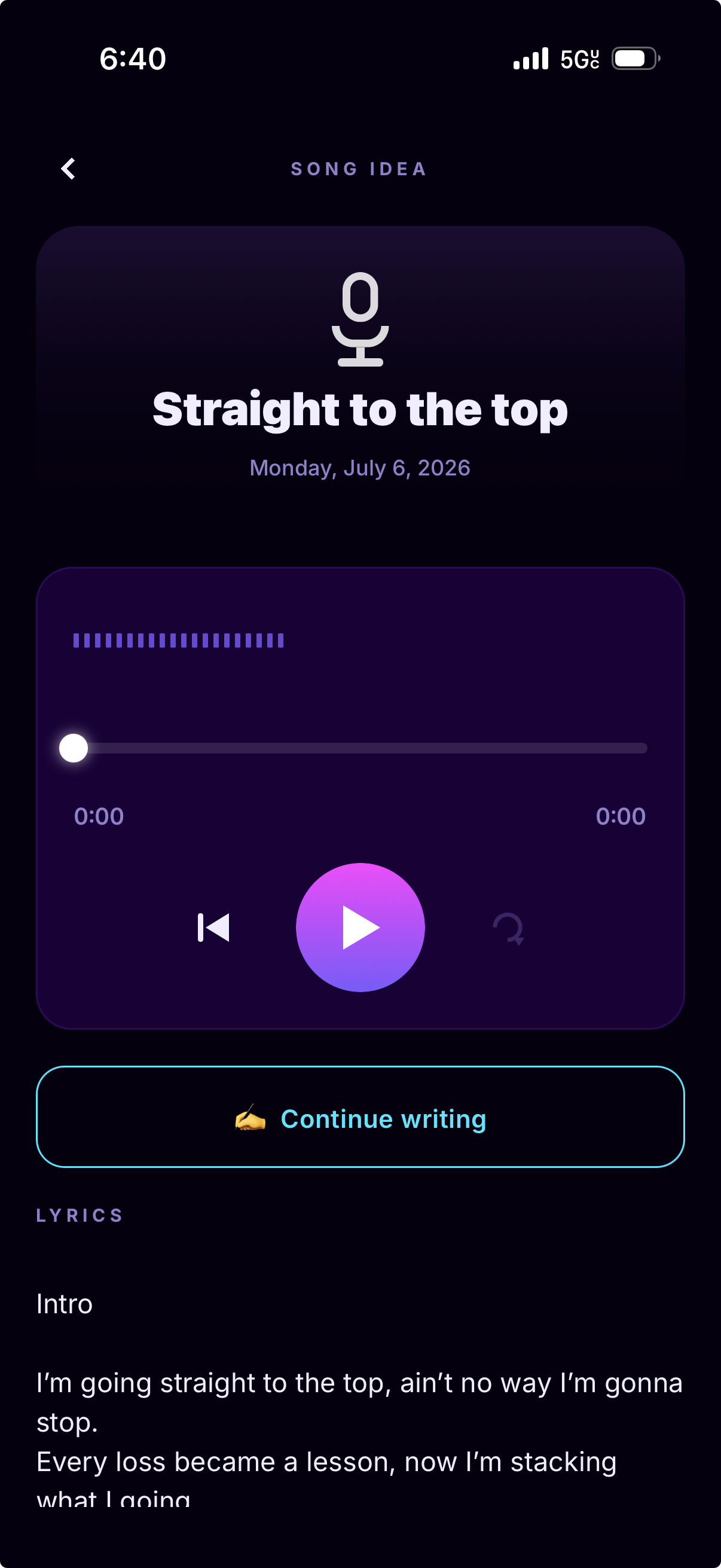 Flow Tight song detail