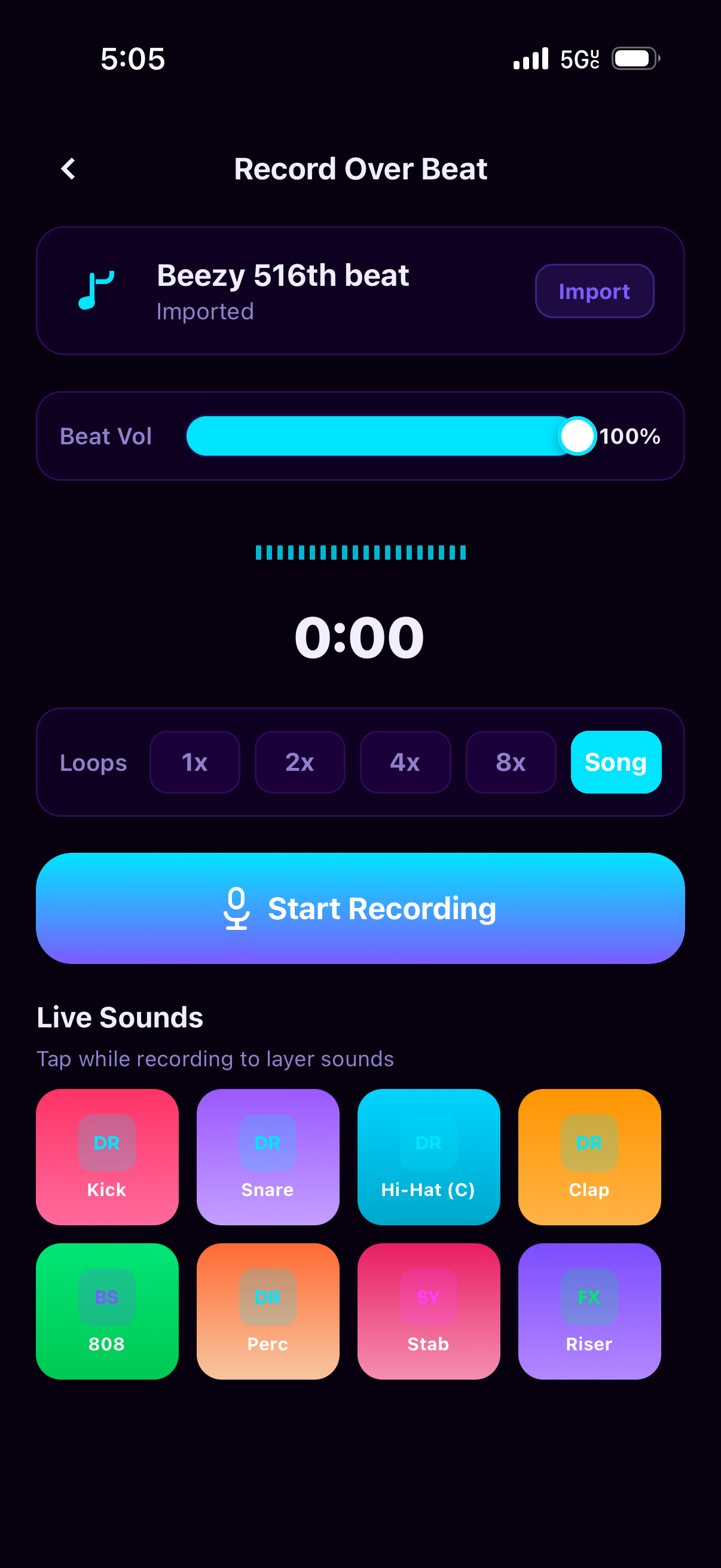Flow Tight record over a beat