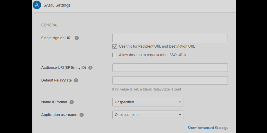 August Infotech - SAML Settings