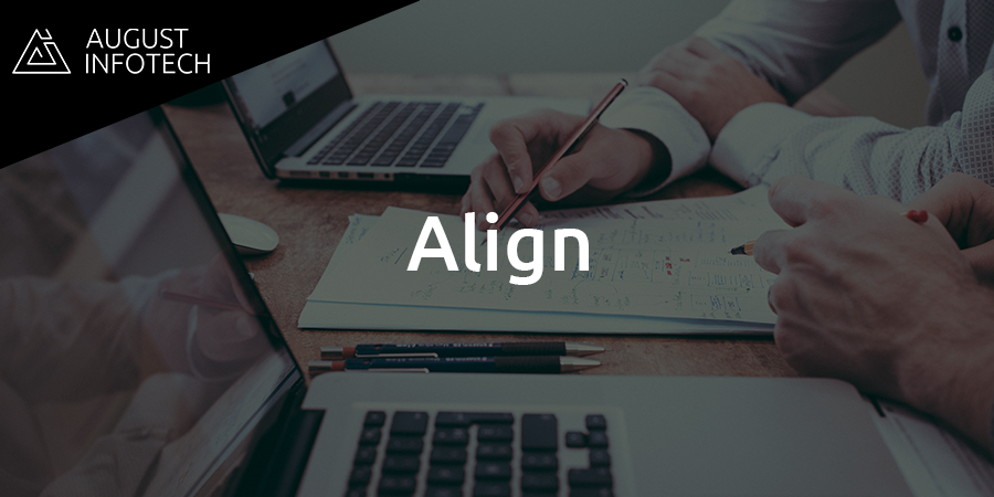 Seven Philosophies for Client Satisfaction at August Infotech-Align