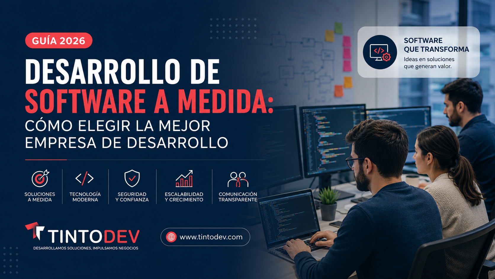 Desarrollo de Software a Medida: Cómo Elegir una Empresa de Desarrollo en 2026