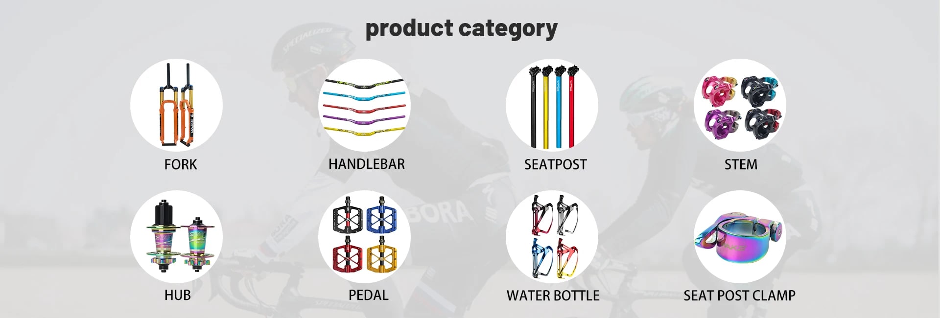 Our Bike Components Range