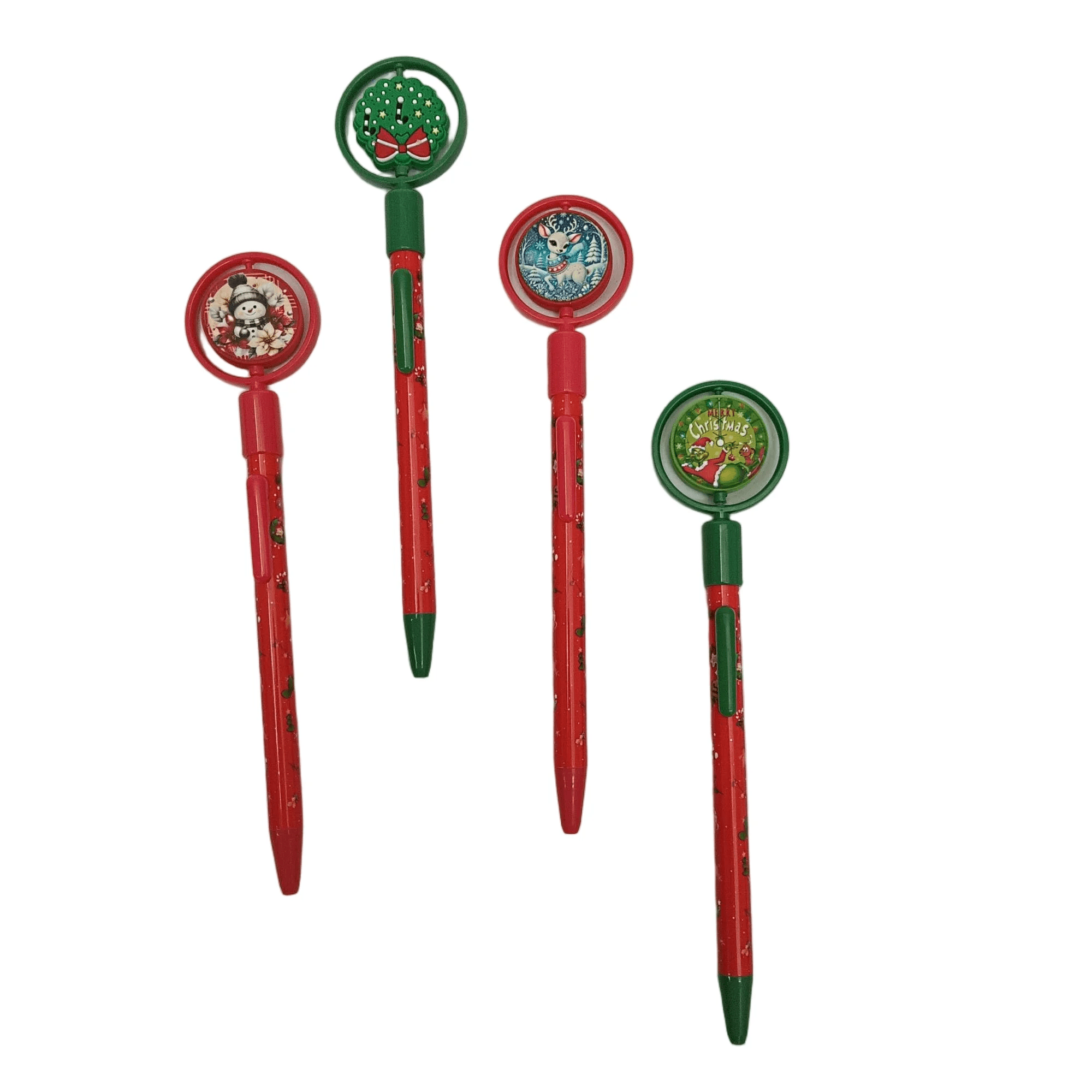 Christmas-Themed Animal-Shaped Plastic Logo Pen Children's Holiday Gifts Hot Selling Toys detail