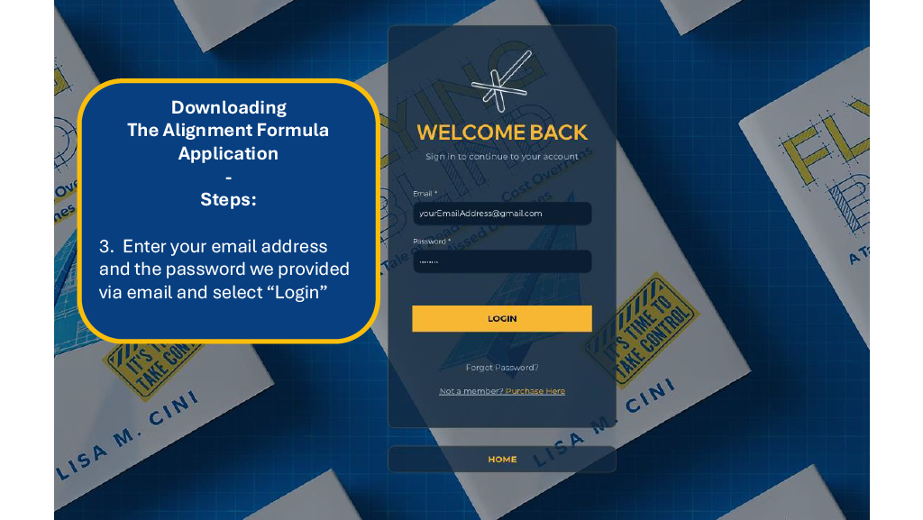 Slide 4 - Login Screen