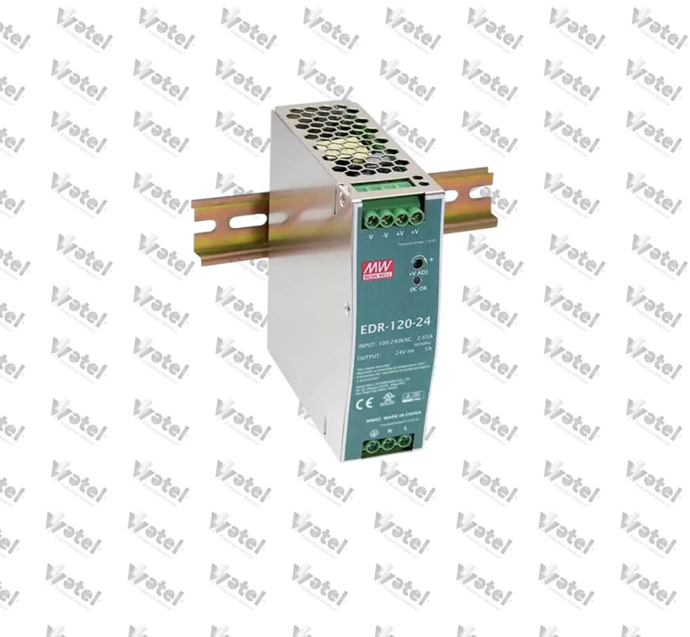 Mean Well EDR-120-48 48VDC 2.5A DIN Ray Güç Kaynağı