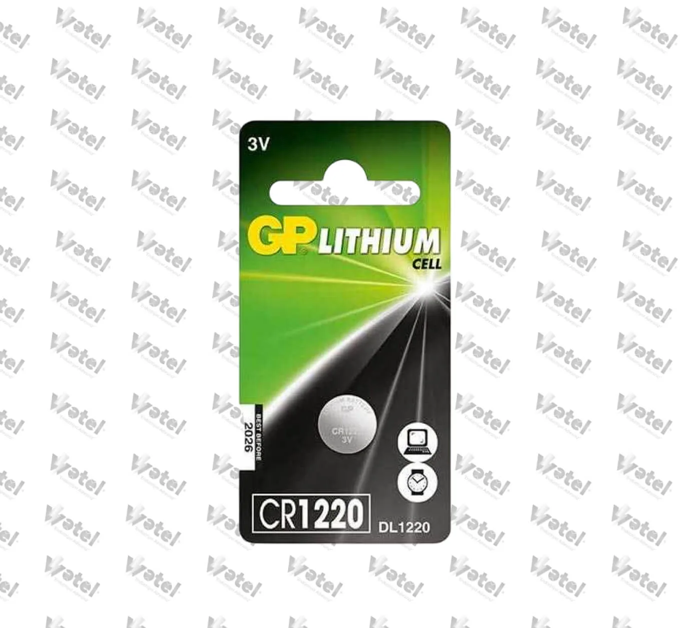 GP CR1220-DL1220 3V Lityum Düğme Pil