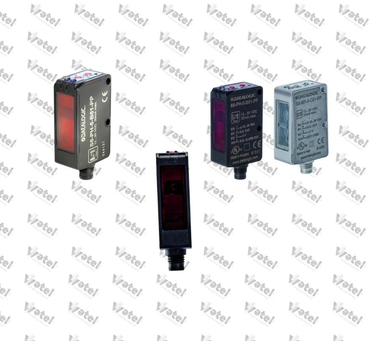 S8-PR-5-T53-NN - Datasensing S8-PR-5-T53-NN Transparan Reflektörlü Fotoelektrik Sensör