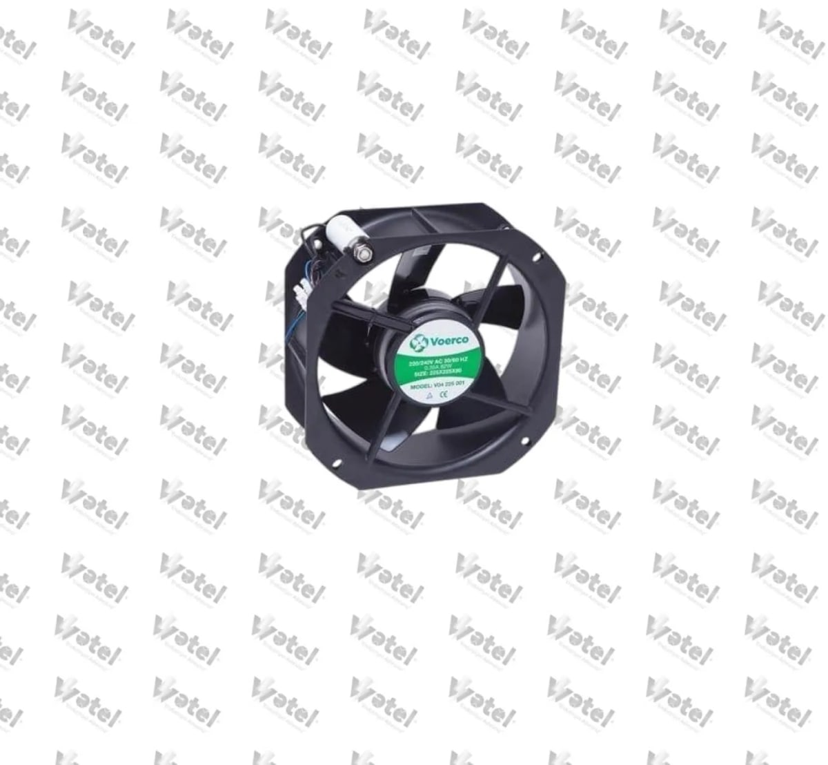 V04 225 002 - Voerco V04 225 002 Pro Kompak AC Fan (Metal Kanatlı)