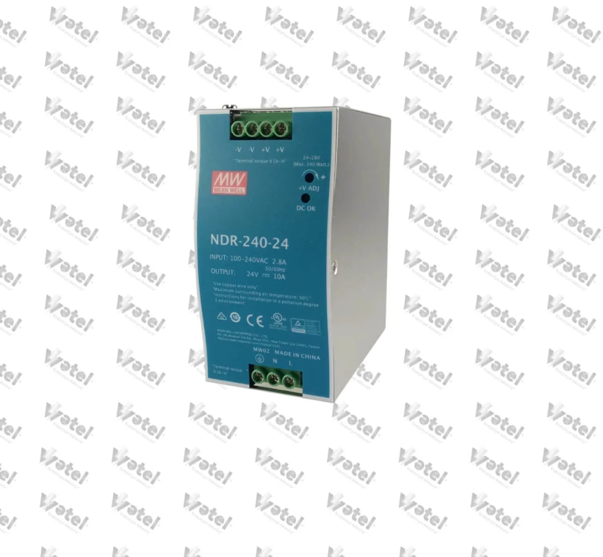NDR-240-24 - Mean Well NDR-240-24 Industrial DIN Rail Power Supply