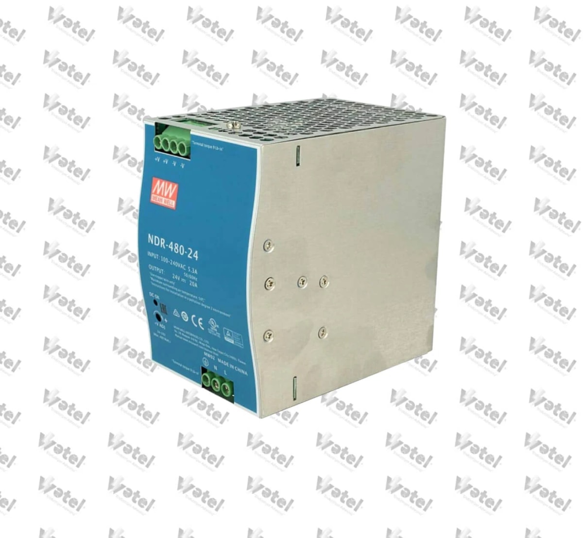 NDR-480-24 - Mean Well NDR-480-24 Industrial DIN Rail Power Supply