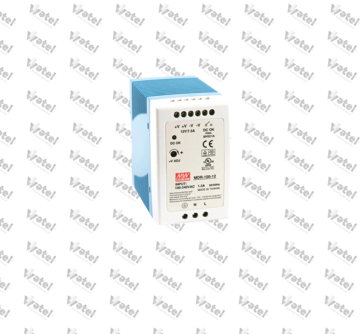MDR-100-12 - Mean Well MDR-100-12 Industrial DIN Rail Power Supply