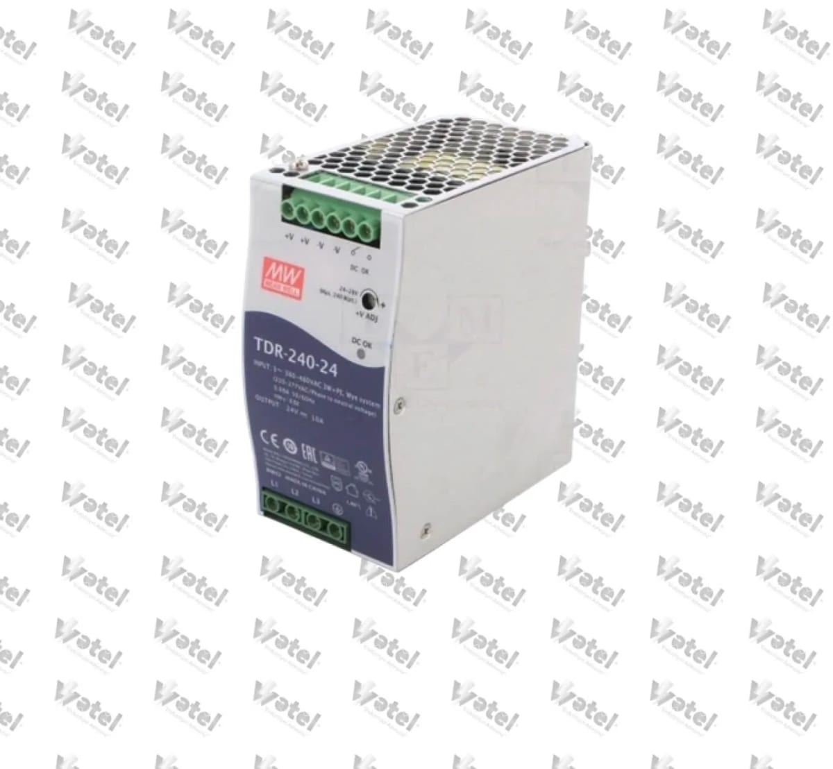 TDR-240-24 - Mean Well TDR-240-24 Endüstriyel 3-Fazlı DIN Raylı Güç Kaynağı