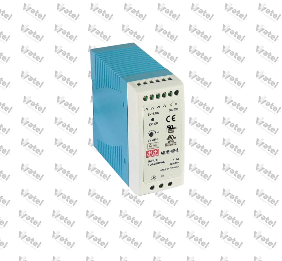 MDR-40-5 - Mean Well MDR-40-5 Industrial DIN Rail Power Supply