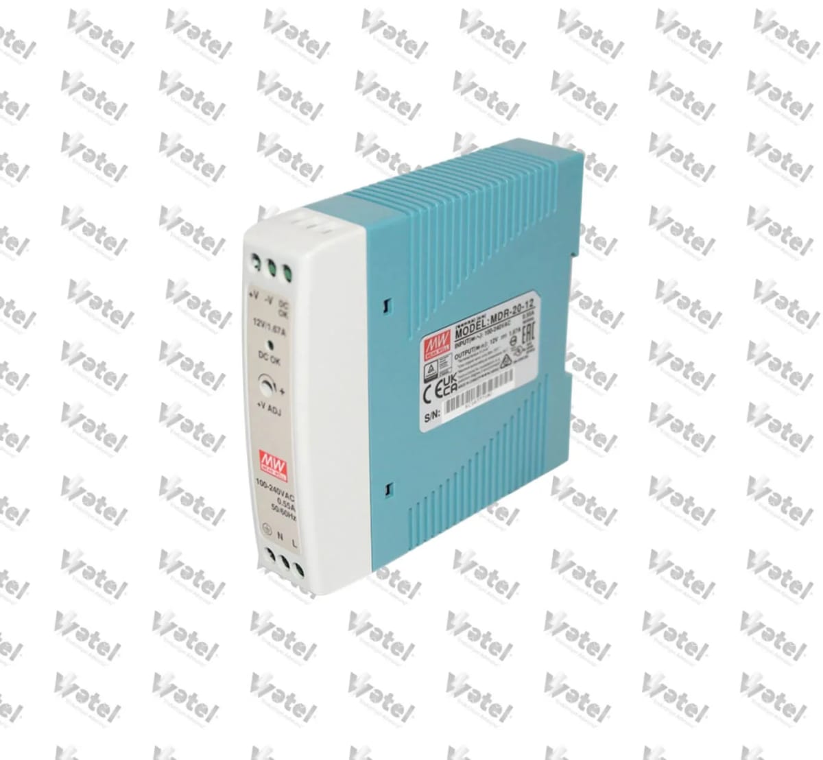 MDR-20-12 - Mean Well MDR-20-12 Industrial DIN Rail Power Supply
