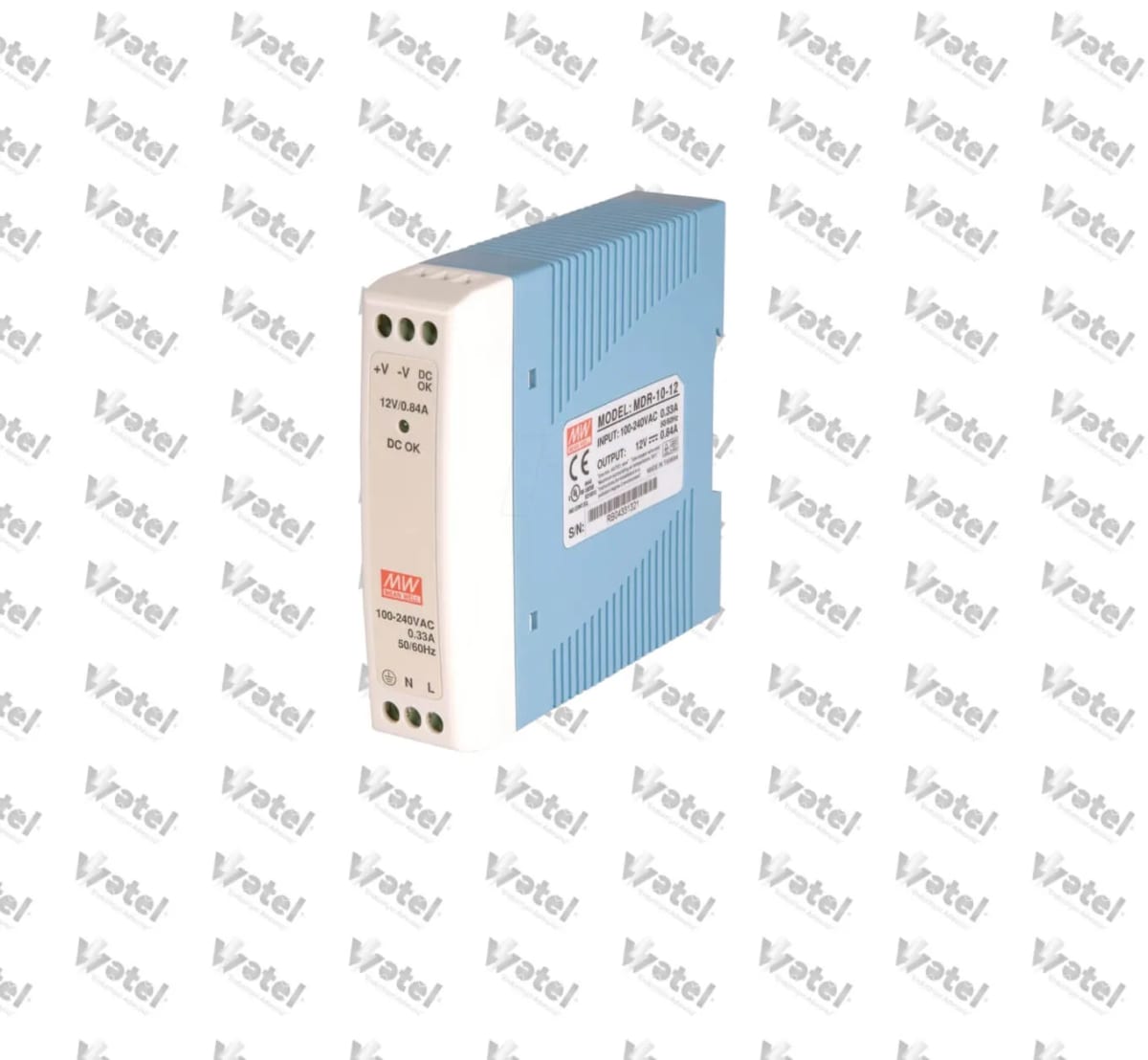 MDR-10-12 - Mean Well MDR-10-12 Industrial DIN Rail Power Supply