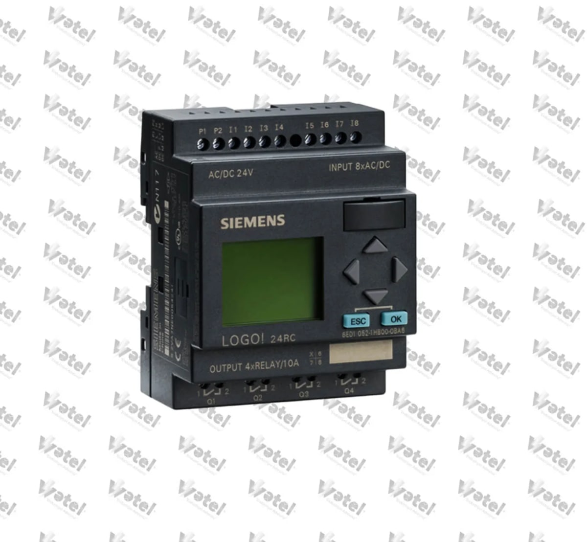 6ED1052-1HB00-0BA6 - Siemens LOGO! 24RC Lojik Modül 8 Giriş 4 Çıkış Yedek Parça