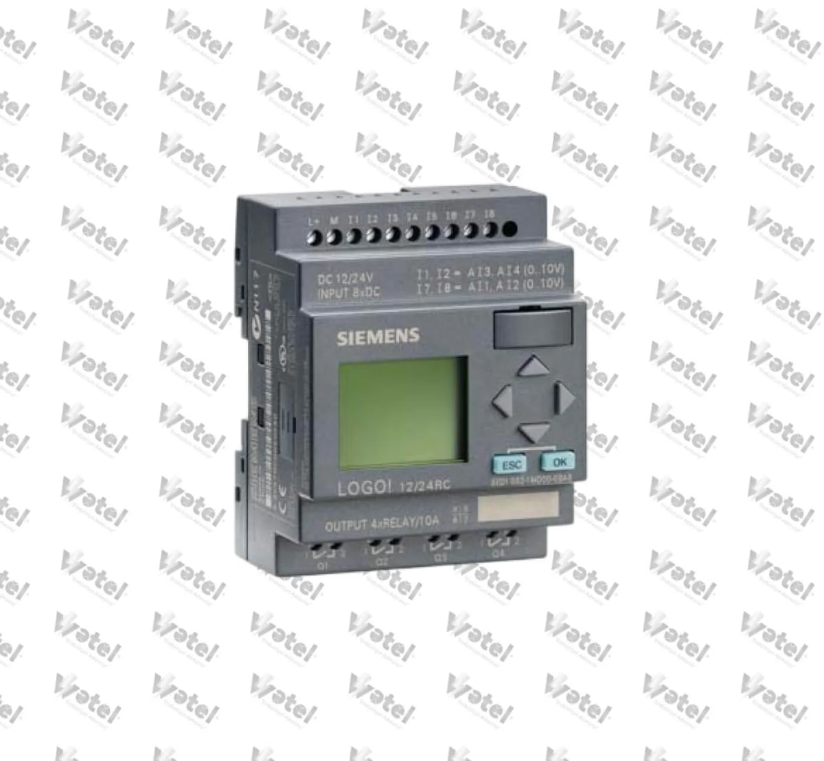 6ED1052-1MD00-0BA5 - Siemens LOGO! 12/24RC Lojik Modül 8 Giriş 4 Çıkış