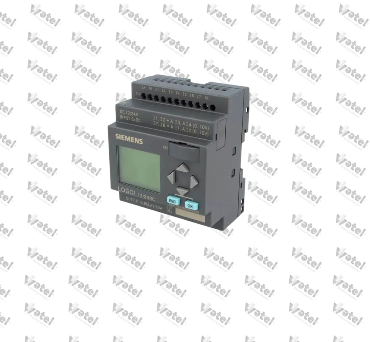 6ED1052-1MD00-0BA6 - Siemens LOGO! 12/24RC Lojik Modül 8 Giriş 4 Çıkış Yedek Parça