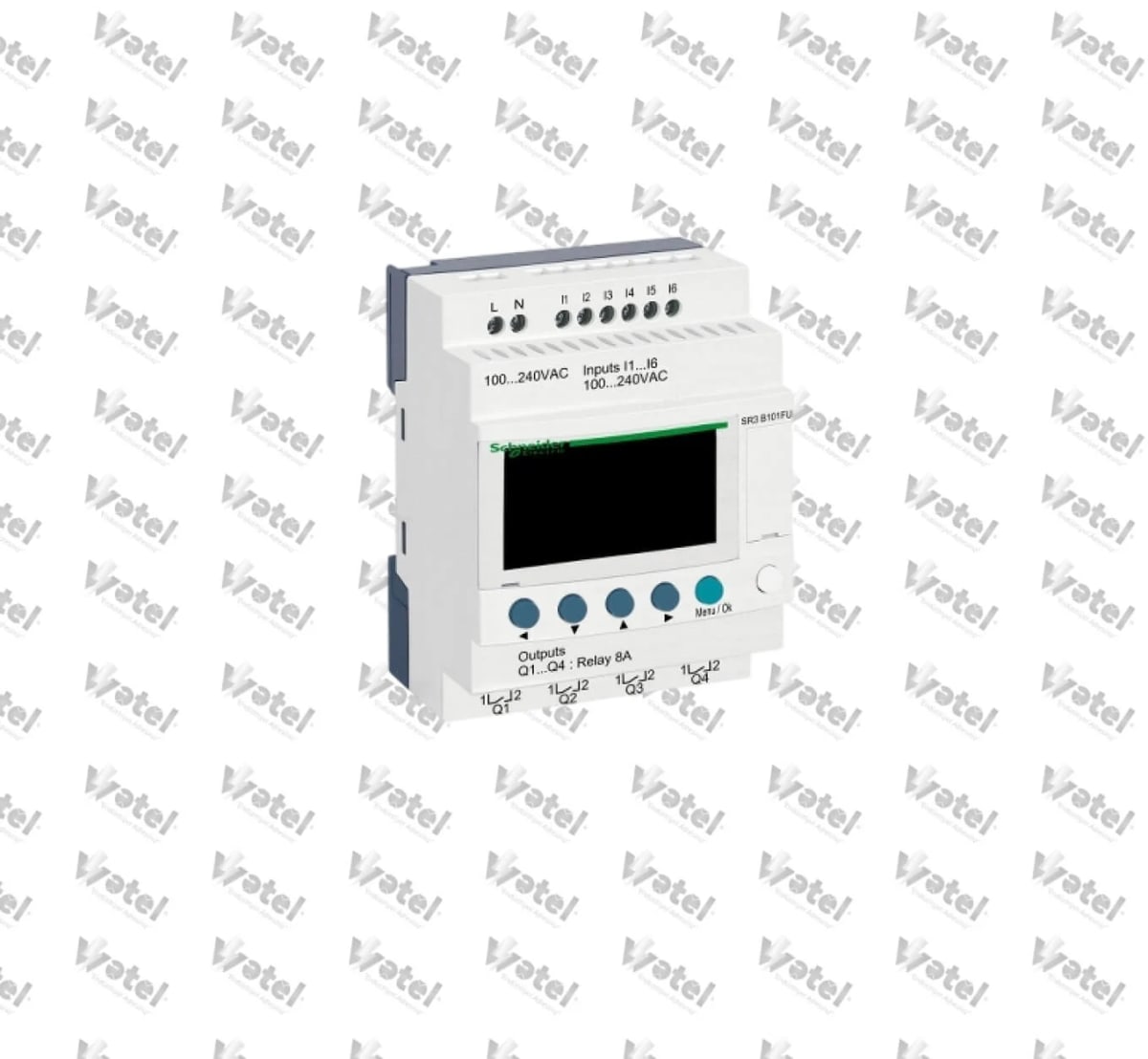 SR3B101FU - Schneider Electric Zelio Logic SR3 Akıllı Röle 10 G/Ç
