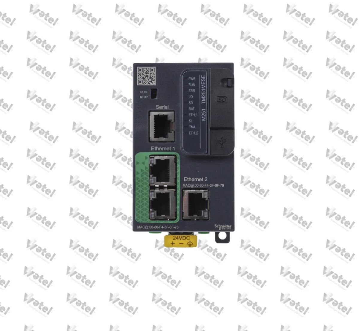 TM251MESE - Modicon M251 Logic Controller, 24V DC, Enhanced Data Transfer