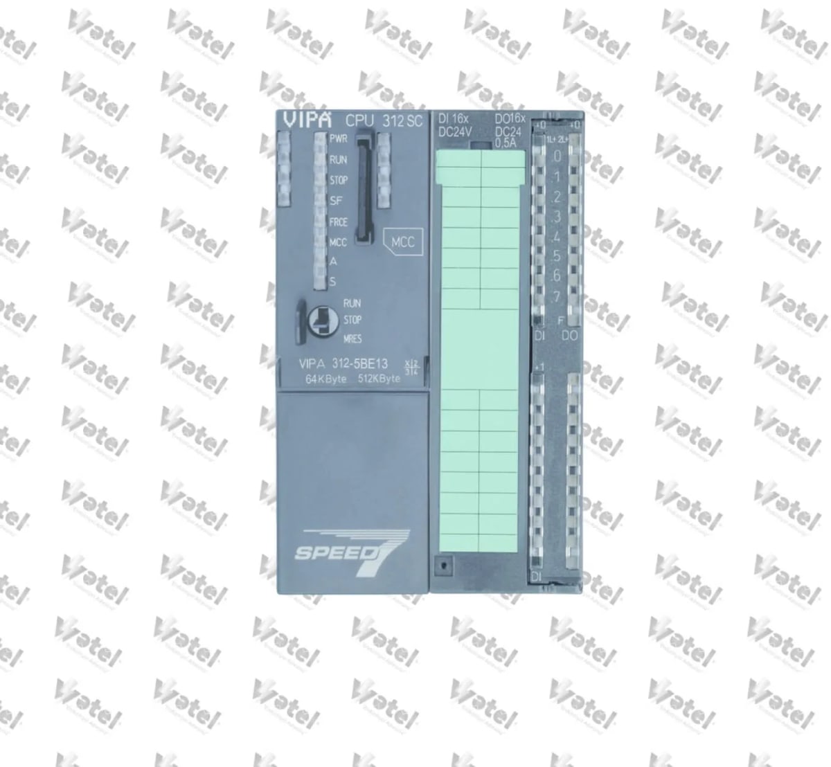 312-5BE13 - 300S CPU312SC SPEED7, 64KB, 16DI, 8DO, PtP Interface