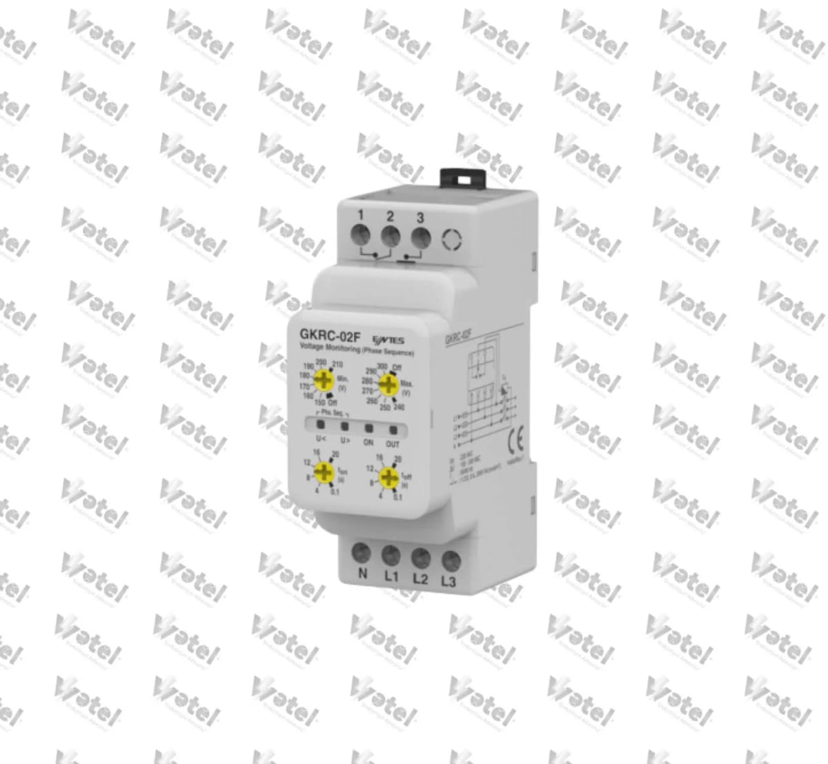 GKRC-02F - Entes GKRC-02F Faz Sıralı Aşırı Gerilim Koruma Rölesi