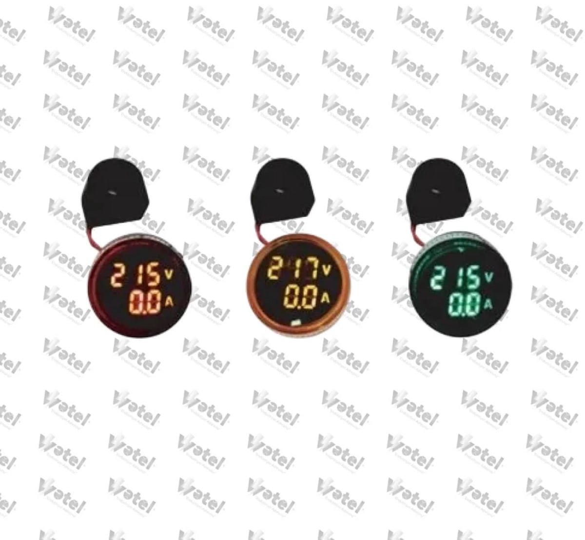 AD22-22G_VAM - AD22-22G VAM Yeşil Volt-Ampermetre